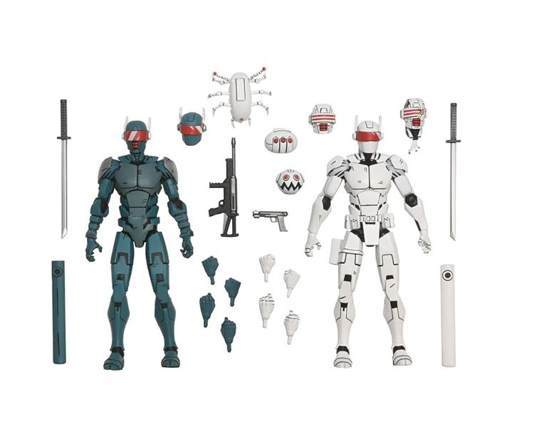 TMNT The Last Ronin Synja Robot 7 Inch Figures - 2 Pack