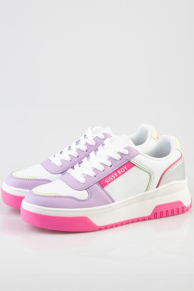 Sissy Boy: Serving Sleek Bright Colour block Sneaker