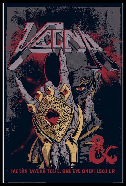 Dungeons &amp; Dragons (Vecna Comic) Posters with Black Frame - 66cm x 96.5cm