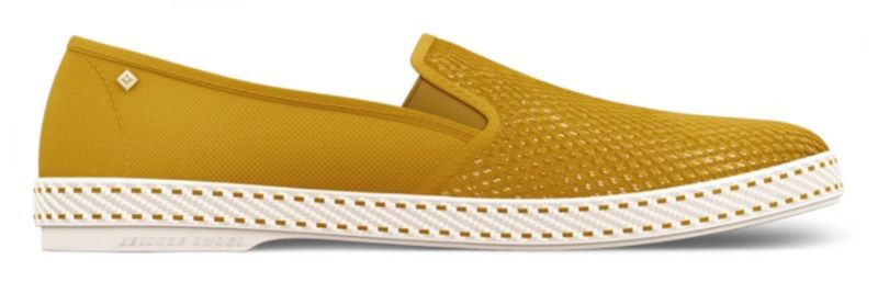 Rivieras Classic Canvas &amp; Mesh Slip-On - Curry