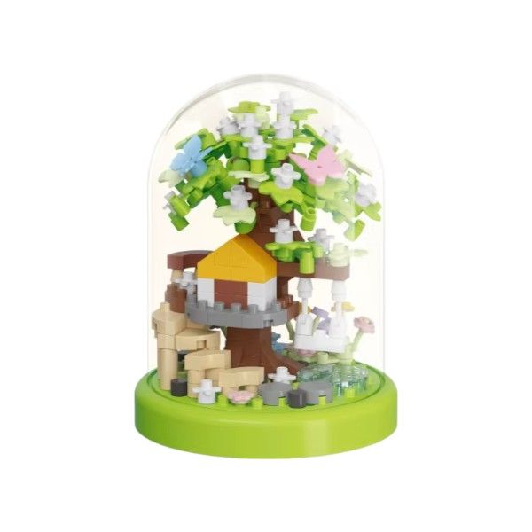Tree House Building Block Set - Green - 266 Piece