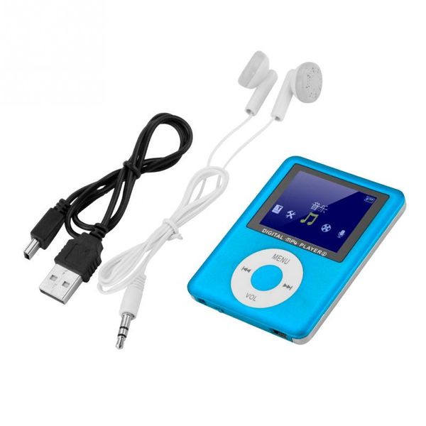 Ultra-Slim MP4 Music Player Video FM Radio Support SD TF Card- Red
