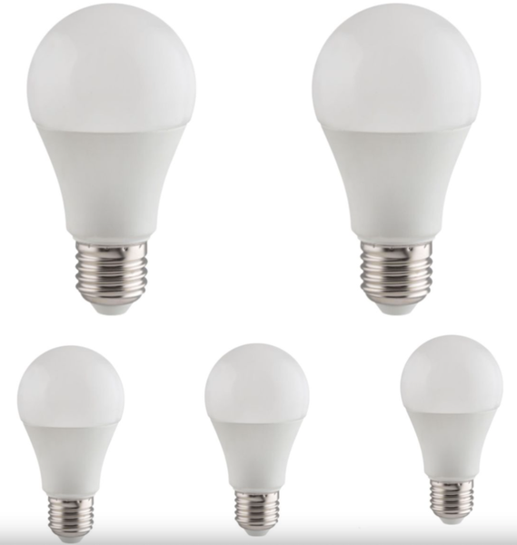 5 Pack - 12v LED 9w Light Bulb E27 - Not 220v