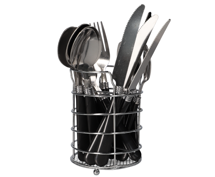 Danny Home 16-piece Stainless Steel Cutlery Set with Holder