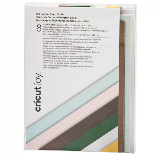 Cricut Insert Cards Foil Forest R20 (10;8 Cm X 14 Cm) 8-Pack