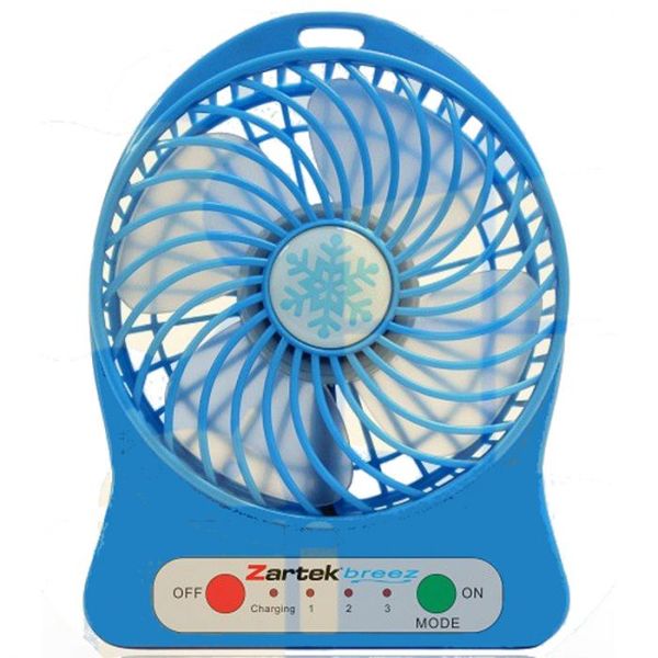 Portable Handheld Electric LED Mini Fan with USB Cable