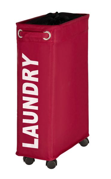 Wenko - Corno Laundry Basket - Red 43L
