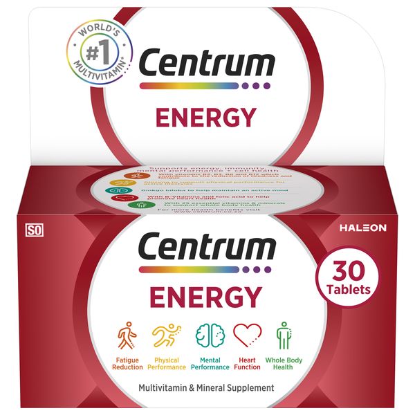 Centrum Energy Multivitamins 30 Tablets