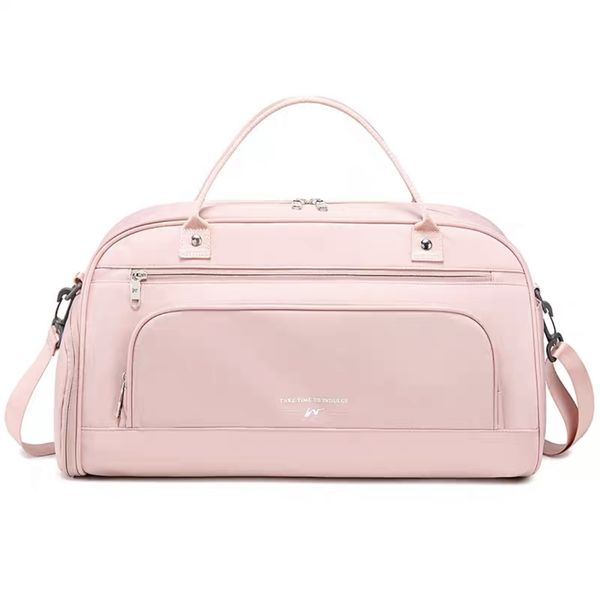 Large Capacity Double Zipper Sports Gym Bag Outdoor Travel Duffle Bag