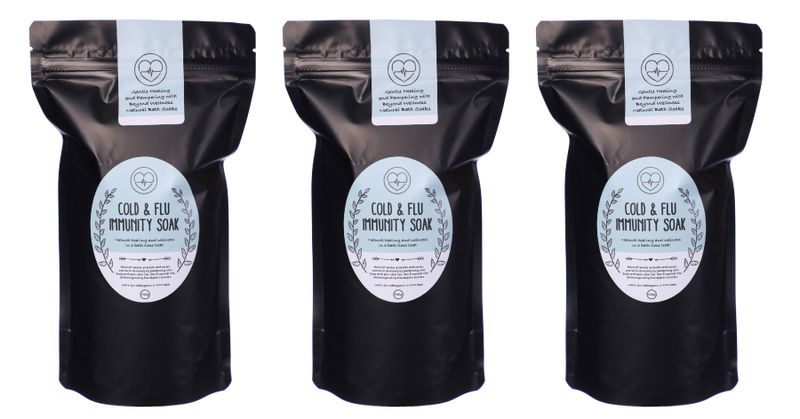 Beyond Wellness Cold, Flu and Immunity Bath Salts Soak - 3 Pack