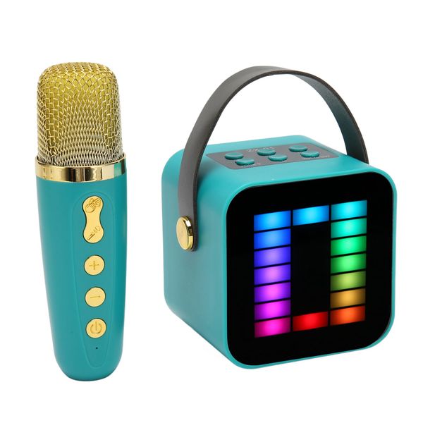 Mini Karaoke Machine, RGB, Green
