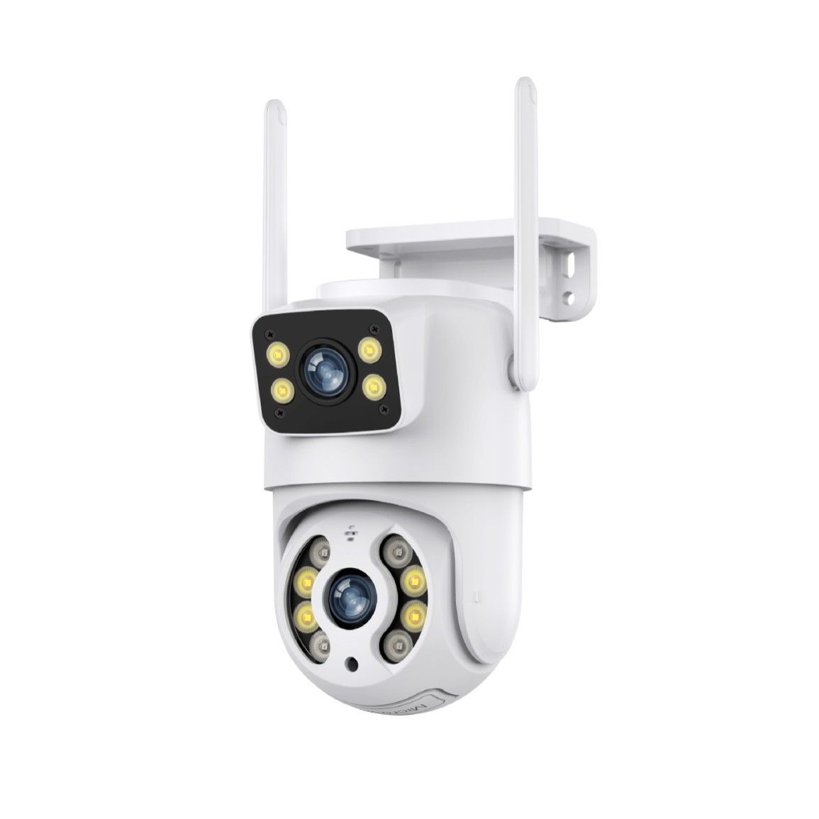 600MP HD Outdoor Dual - Lens WiFi Security Camera with 32G Storage