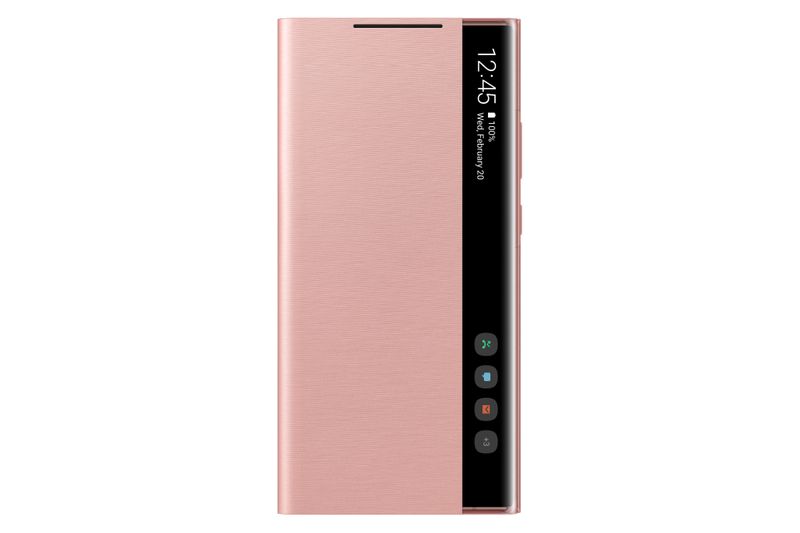 Samsung Galaxy Note 20 Ultra Clear View Case-Mystic Brown