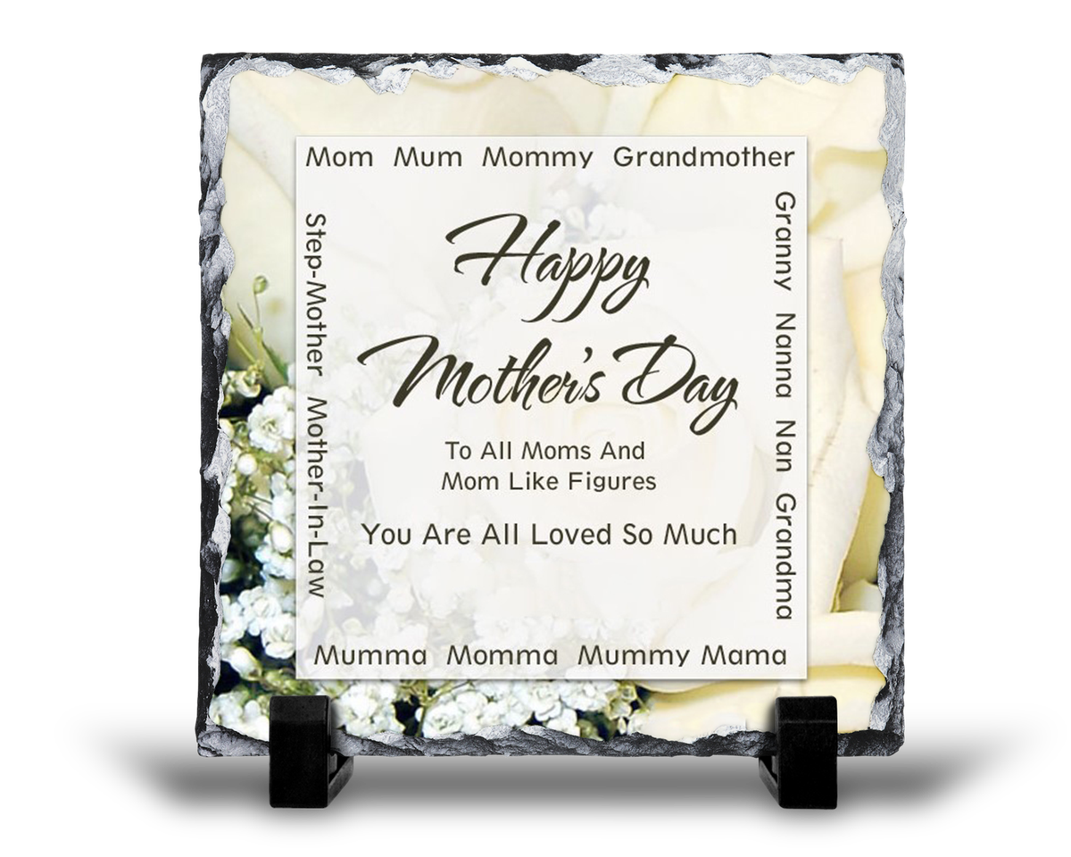 Happy Mother's Day To All Moms Remembrance Grief Memorial Gift Rock