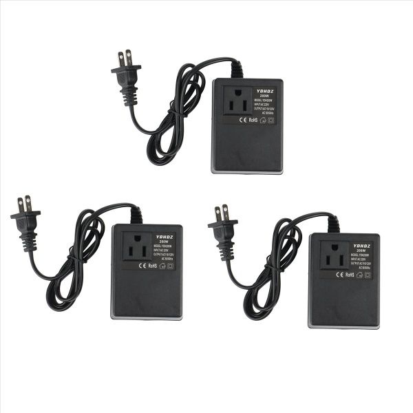 1 Pcs 200W Voltage Converter Transformer 220V To 110V Step Us Plug