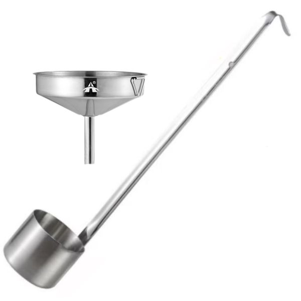 ALANES Kitchen Funnel with Wine Ladle Set Liquid Transfer Tool