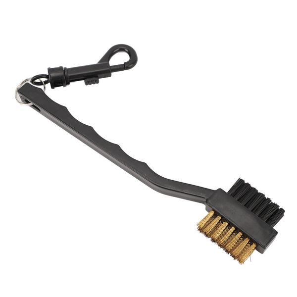 Dual Sided Golf Club Brush Copper Steel Bristle