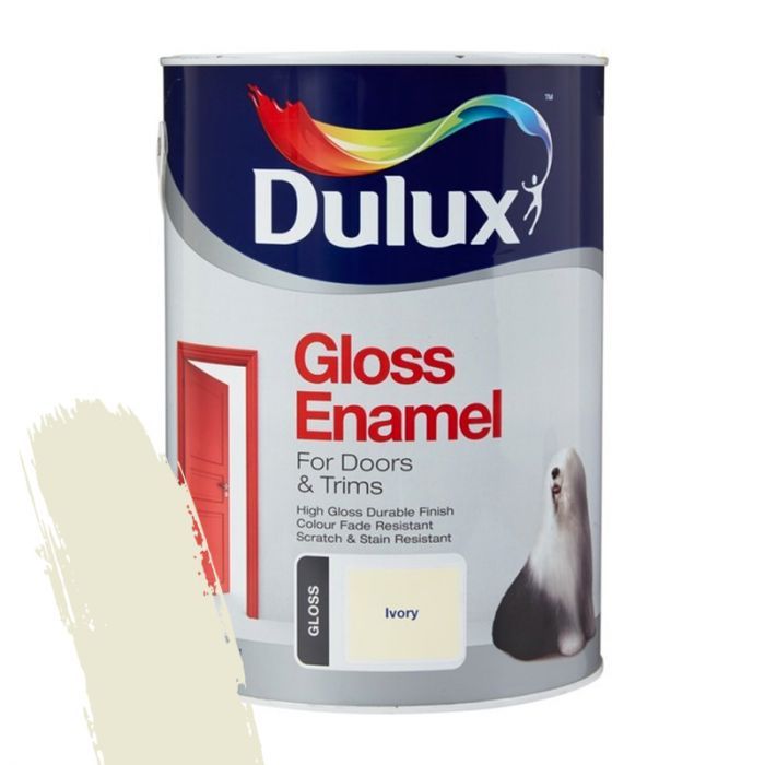 Dulux Gloss Enamel Ivory Sabs 5L Buy Online in South Africa