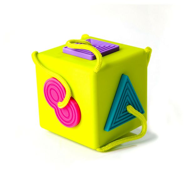 Fat Brain - Shape-sorting Sensory Toy - Oombee Cube