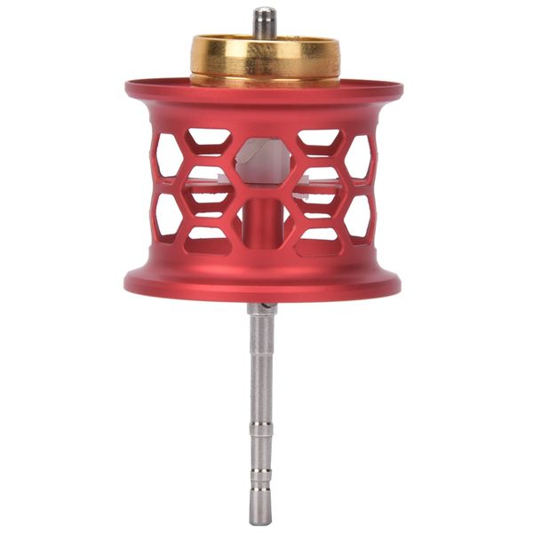 Red Aluminum Alloy DIY Baitcast Reel