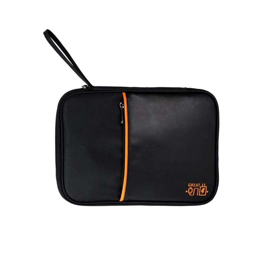 Electronics Chargers Travel Organizer Accessories Portable Pouch Bag - Black