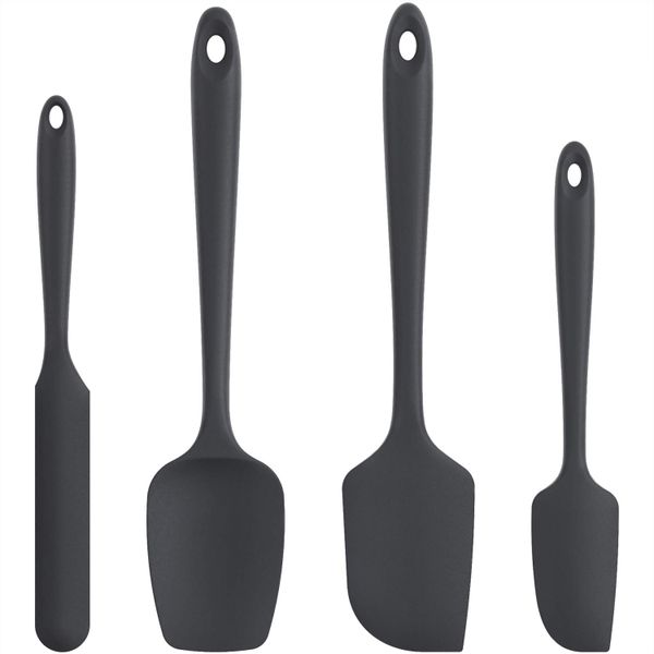 Silicone Spatula Set, U-Taste Heat Resistant 600 F Cooking Baking Spatulas