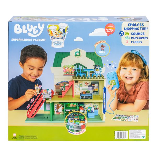 Bluey S13 Lets Play Chef Supermarket Playset