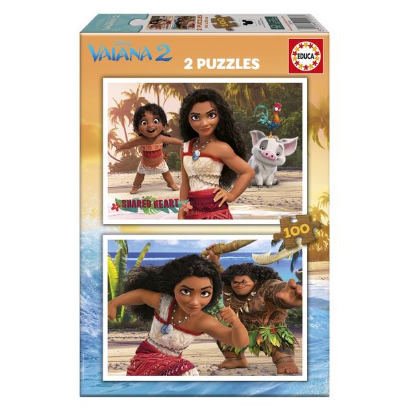 Educa Disney Moana 2 (2x100 Piece)