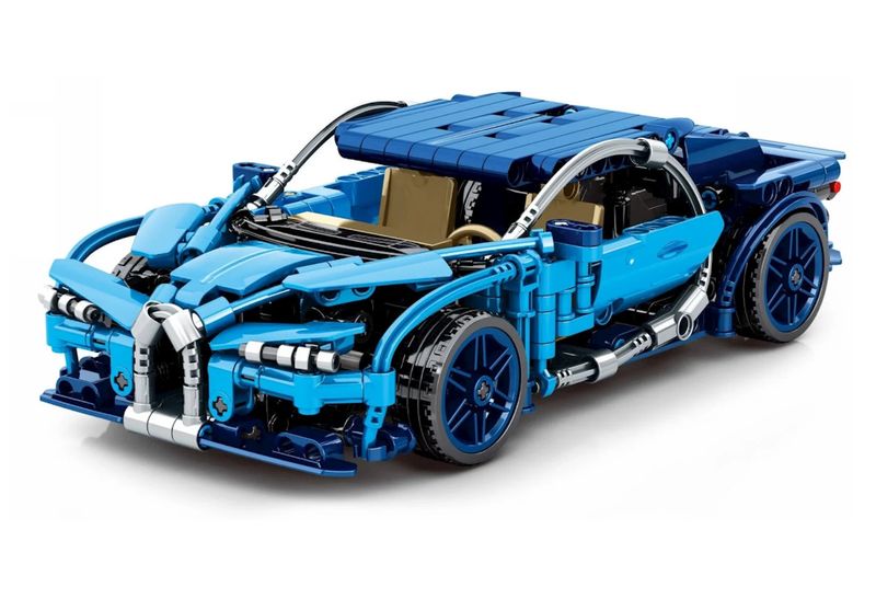 Sembo Tech Pullback - Bugatti Chiron - 469 Pieces - 23cm