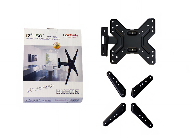 LocTek TV BRACKET FULL MOTION 17-50