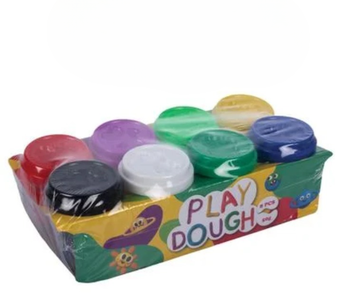 Edu Mini Pots Play Dough 8-Pack - 50g Each for Young Creators