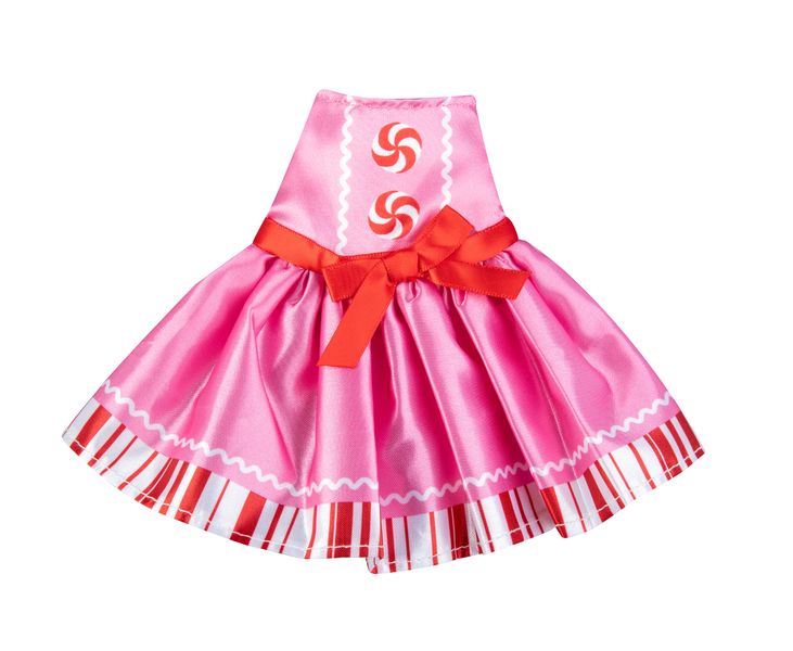 The Elf On The Shelf - Claus Couture - Pink Peppermint Dress