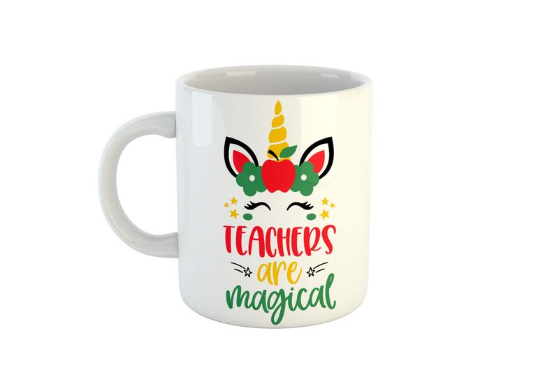 Teachers are Magical - Unicorn Mug Colour