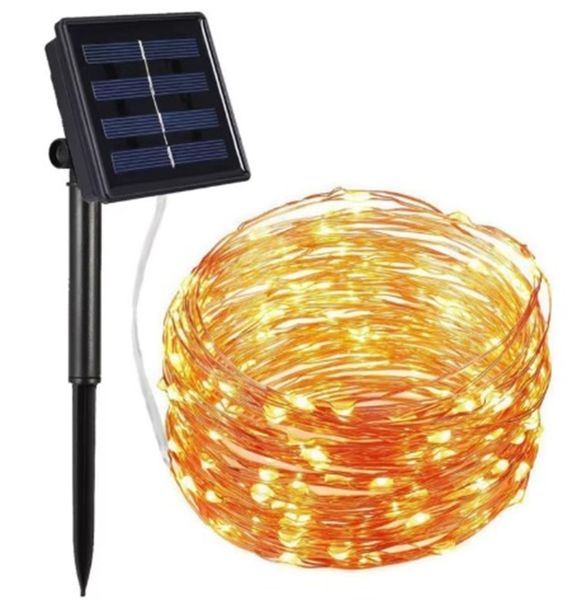 Outdoor Waterproof LED Solar Fairy String Light 200leds-Multicolor -10M