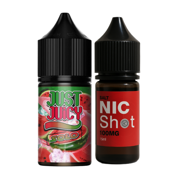 The Hidden Cloud Just Juicy Solo Juicy Watermelon 25mg 30ml Longfill Kit