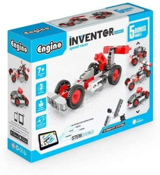 Engino Inventor Mechanics "Speed Racer" with 5 Bonus Models