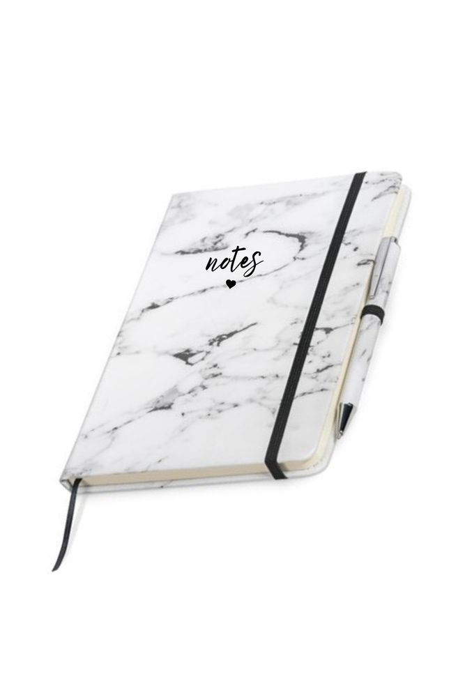 Love & Sparkles Notes Marble A5 Hardcover Notebook & Pen Set | Shop ...