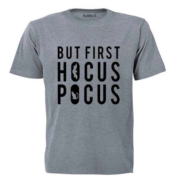 First, Hocus Pocus - Halloween - Kids T-Shirt