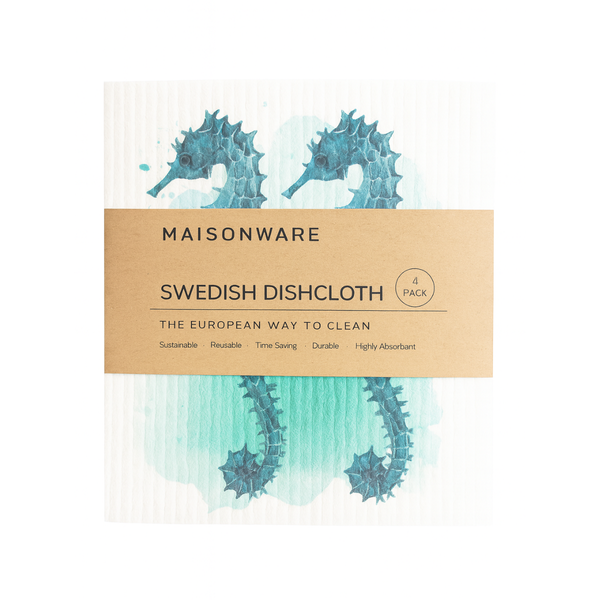 Swedish Dish Cloths - Mediterranean - 4 Piece Set