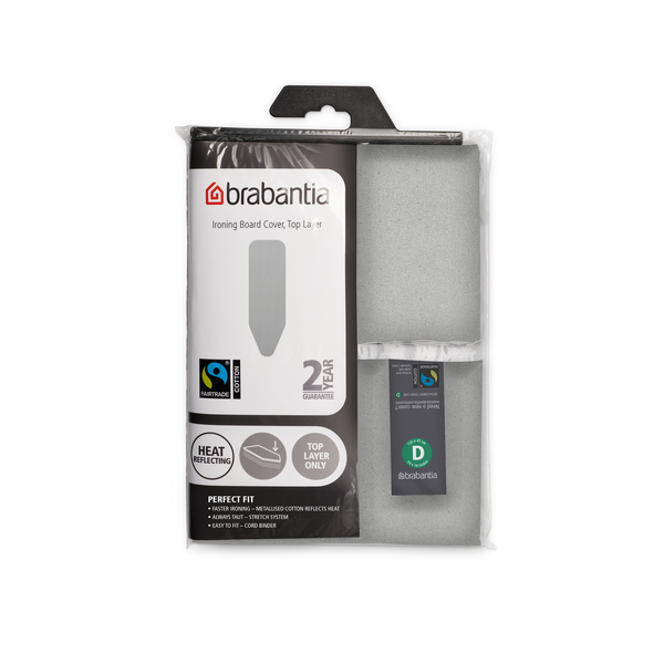 Brabantia - Metalised Ironing Board Cover D 135x45cm - Top Layer