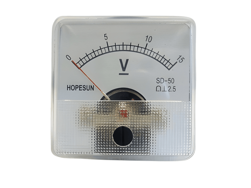 SD50 30VDC Panel Meter DC Volts 30V Range 45mm Shank 51x51mm