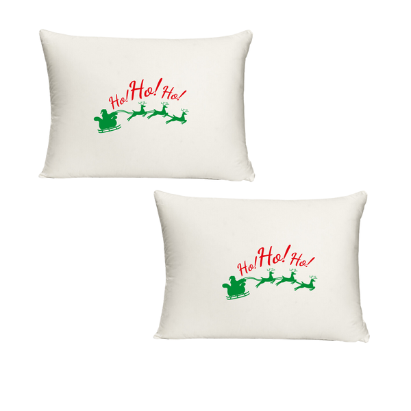 Ho Ho Ho Twin Standard Pillow cases