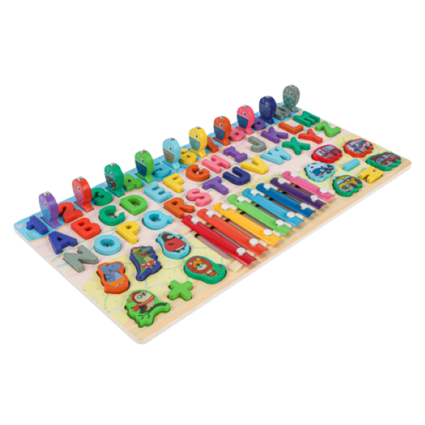 Alphanumeric Play The Piano 6 in 1 – Educational Wooden Toy