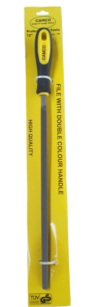 Camco SQUARE File 2nd CUT With Handle - (300mm)