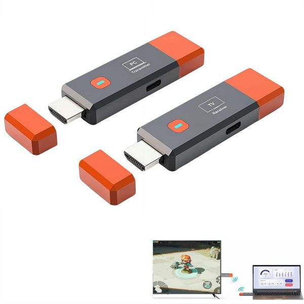 Wireless for HDMI Transmitter, Advanced 5g Transmission, Seamless Plug&amp;Play