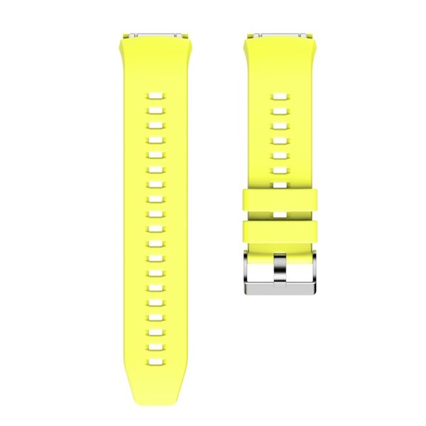 Sports Silicone Strap Compatible with Huawei GT 2E - Yellow