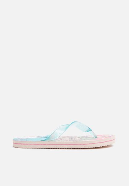 Kid's Character Fashion Frozen Flip Flops - Blue &amp; Pink