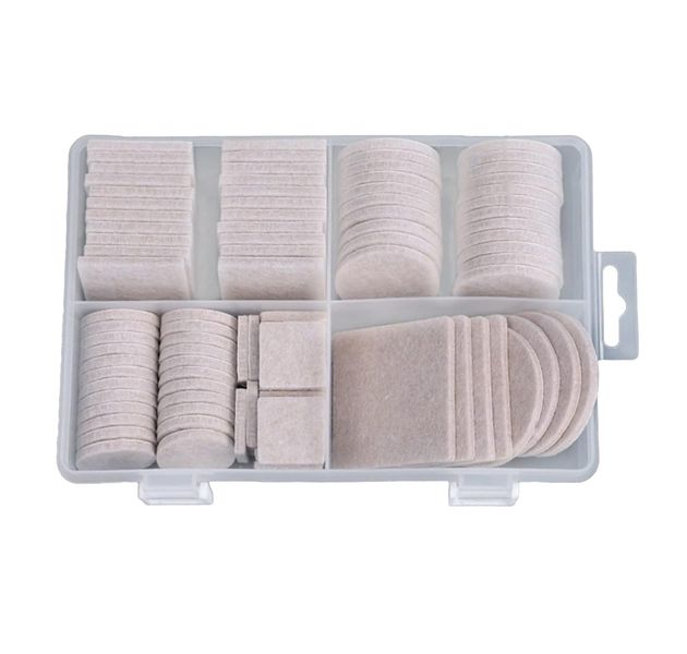 104 Piece Self Adhesive Furniture Pad Chair Legs Felt Pads Floor Protector