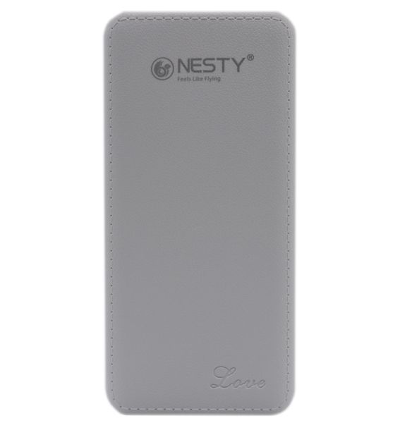 Nesty High Capacity Power Bank - 10000mAh - White