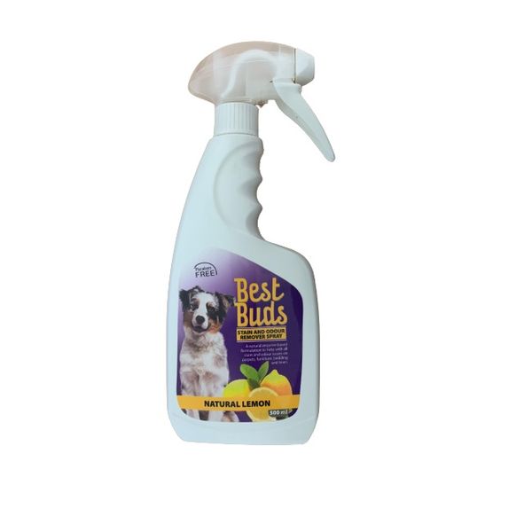 Best Buds Stain and Odour Remover Spray Natural Lemon 500ml